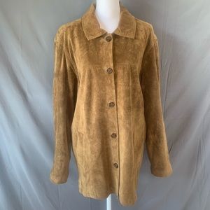 Brandon Thomas Suede Leather Women’s Jacket sz L